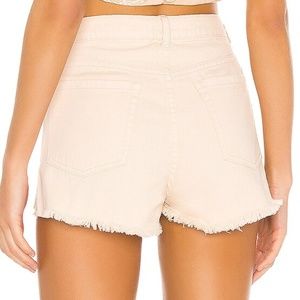 NWOT AMUSE SOCIETY: Shoreline Denim Short in White Cap